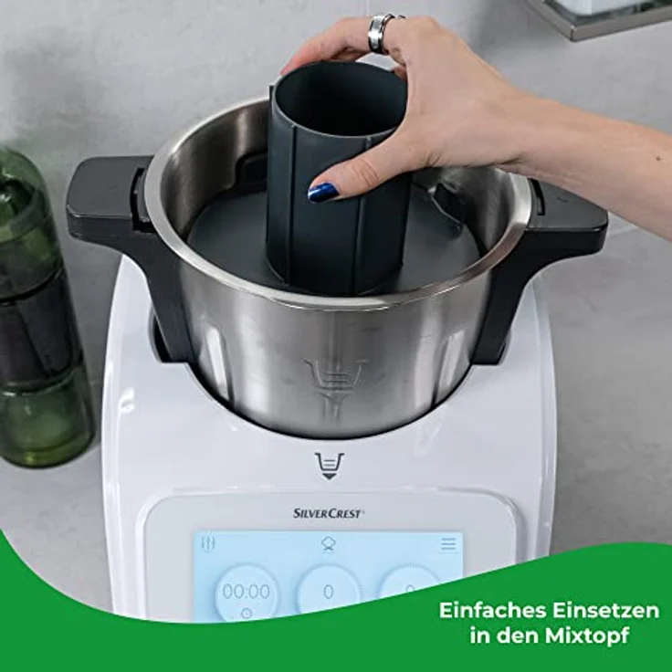 Wundermix Miximizer® Mixtopf-Verkleinerung für Monsieur Cuisine Smart, Connect & Trend, effektives Zerkleinern von Lebensmitteln, Made in Germany – Bild 5