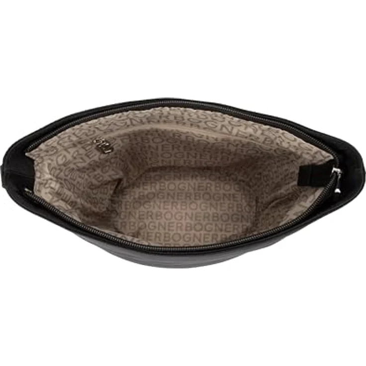 Bogner Maxon Schultertasche, 24 cm schwarz aus 100% Nylon, kompakt und stylish – Bild 4