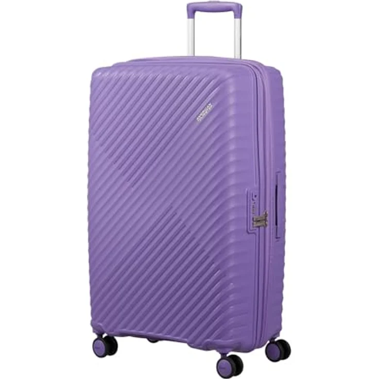 American Tourister Diablast Spinner 78/29 TSA EXP Trolley, 98-111 Liter, violett, mit TSA-Schloss und vier Doppelrollen – Bild 2