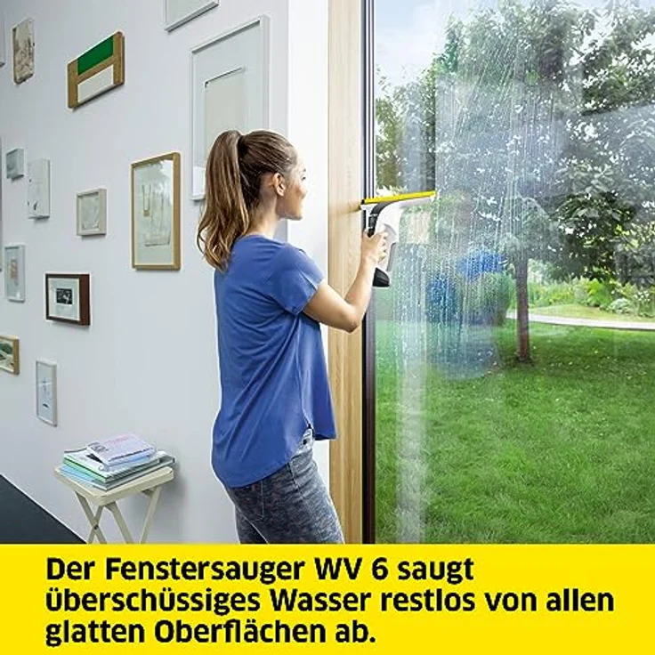 Kärcher WV 6 Plus, Fensterreiniger, Schwarz, Weiss – Bild 2