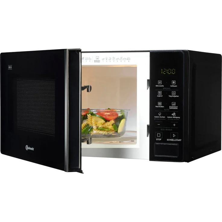 BAUKNECHT MWO 201 B, Mikrowelle mit Automatikprogrammen und interaktivem Kochassistenten, 20 l