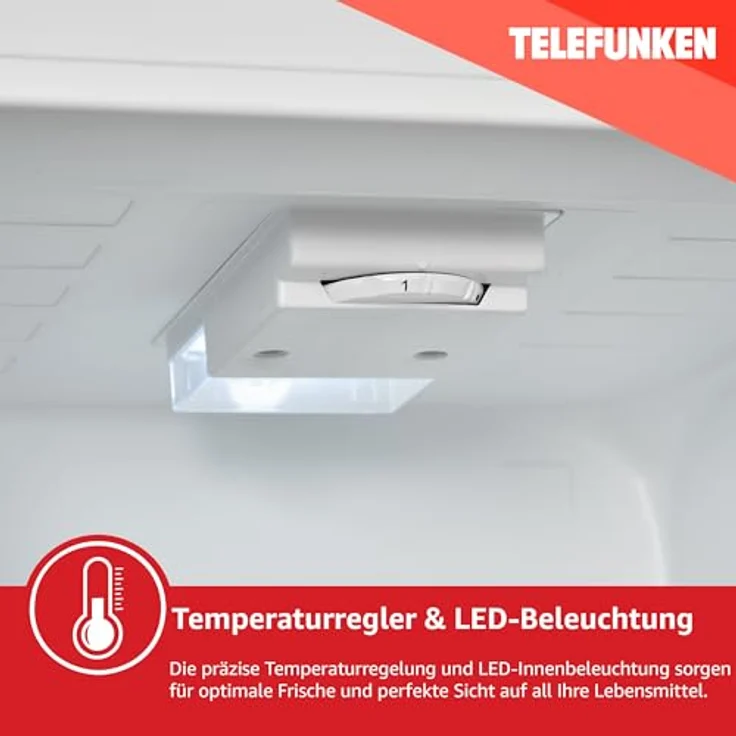 Telefunken Einbau-Kühl-Gefrierkombination | 178cm Nische | 251 Liter | Less Frost, Stilvolles Design und optimale Organisation – Bild 5