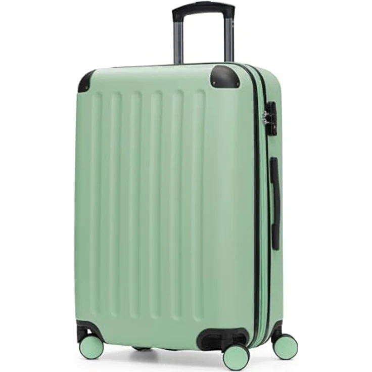 Hauptstadtkoffer Spree Mittelgroßer Koffer Hartschale Trolley, 65 cm, TSA, 74 Liter, mint – Bild 2