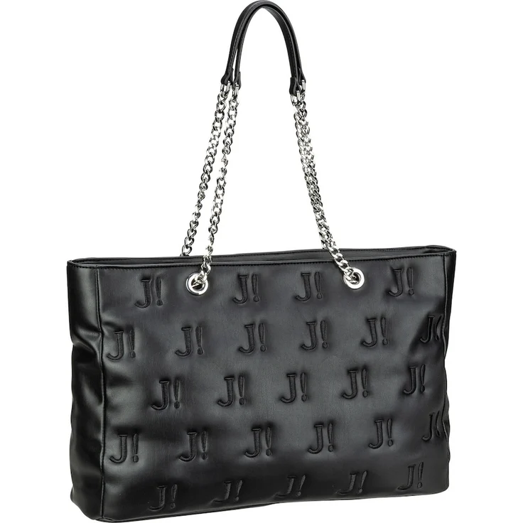 JOOP! Serenita Sila Shopper, Shopper aus weichem Kunstleder, schwarz, 43 x 12 x 27 cm