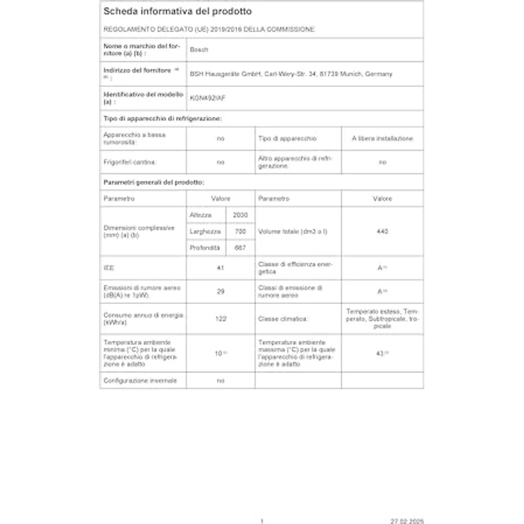 Bosch Serie 4 KGN492IAF Kühl-Gefrier-Kombination, 440 l, Gebürsteter Stahl, Total No Frost, 203 cm Höhe, Gefrierbereich unten – Bild 12