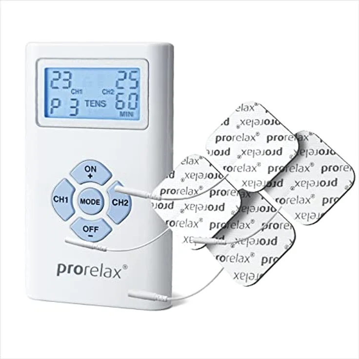 prorelax TENS/EMS Duo | Elektrostimulationsgerät | 2 Therapien mit einem Gerät | Natürliche Therapie gegen chronische Schmerzen und zum Muskelaufbau | 1er Pack – Bild 1