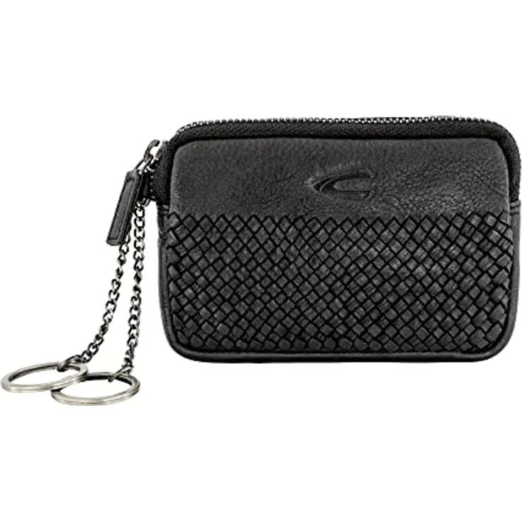 Camel Active Wave Damen Schlüsseletui Schlüsseltasche Leder Mittelgroß Schwarz – Bild 4