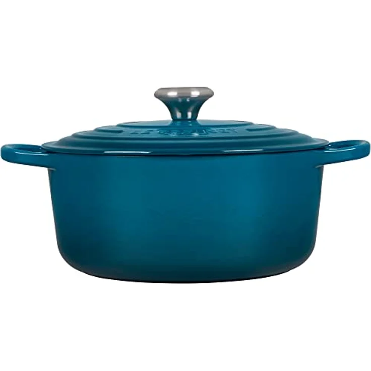 Le Creuset Signature Bräter, rund, 26 cm, deep teal – Bild 2