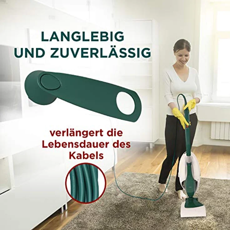 VIOKS Kabelhalterung für Vorwerk Kobold 130 131, hochwertiger Kabelhaken zum Schutz vor Kabelbruch, einfach zu montieren – Bild 4