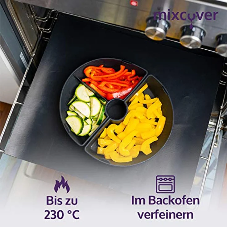 Mixcover Küchenmaschinen-Adapter mixcover Garraumteiler (HALB) für Bosch Cookit Dampfgarraum – Bild 4