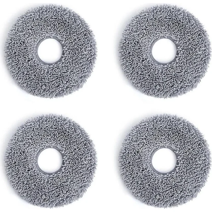 Ecovacs DEEBOT T30 & T30S Mopppad Set, grau, wiederverwendbar, für Hartböden