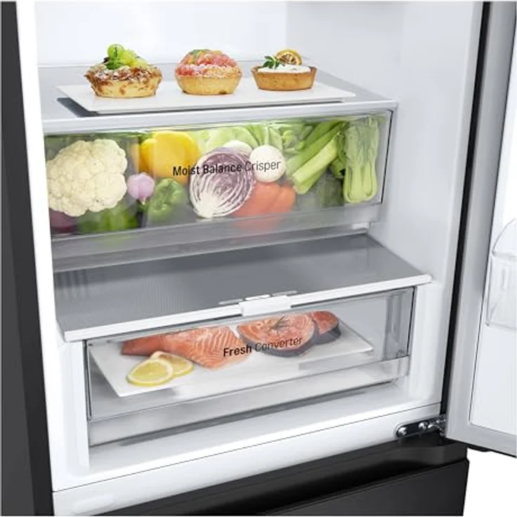 LG GBV3100AEP Kühl-Gefrier-Kombination, 234 l Kühlvolumen, 110 l Gefriervolumen, A Energieeffizienz, Moist Balance Crisper™, freistehend, leise mit 33 dB – Bild 10