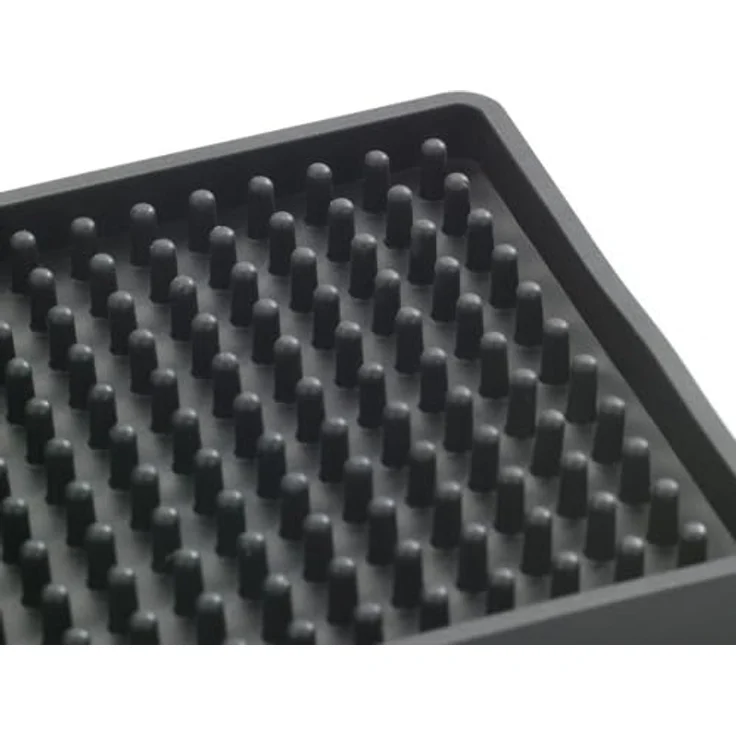 WENKO Abtropfmatte Maxi, Trocken-matte für Geschirr, 40 x 1 x 30 cm, schwarz – Bild 5