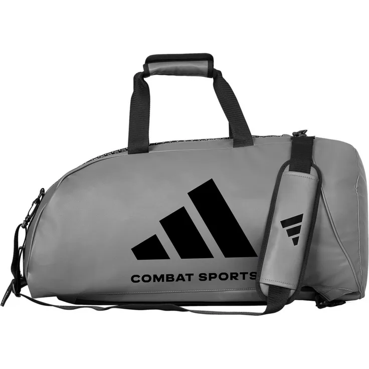 adidas Performance 2in1 Sporttasche Bag PU, vielseitig verwendbar als Rucksack oder Tragetasche, spezial für Kampfsport, Größe M, 59l Fassungsvermögen