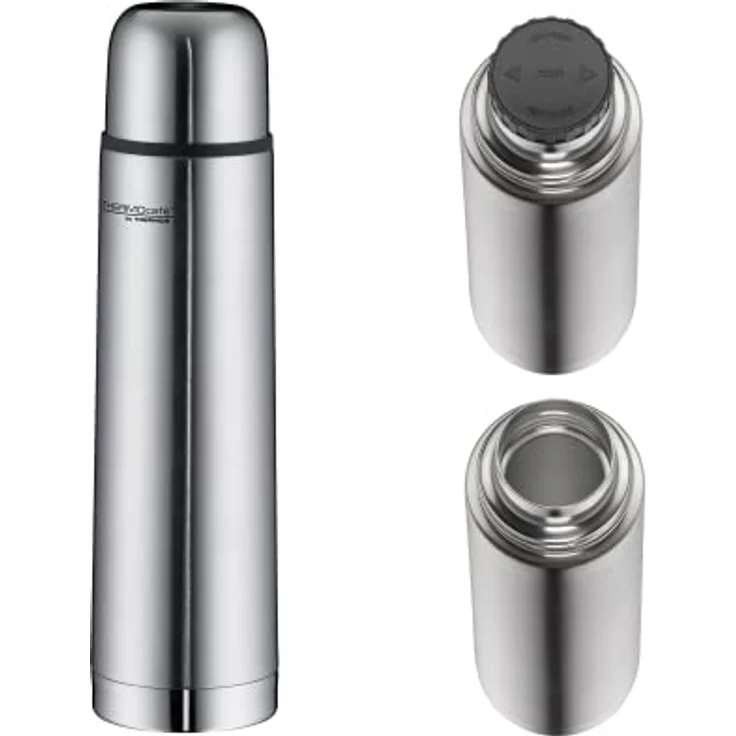ThermoCafé by THERMOS 4058.205.070 Thermosflasche Everyday, Edelstahl mattiert 0,7 l, Drehverschluss mit Trinkbecher, BPA-Free – Bild 3