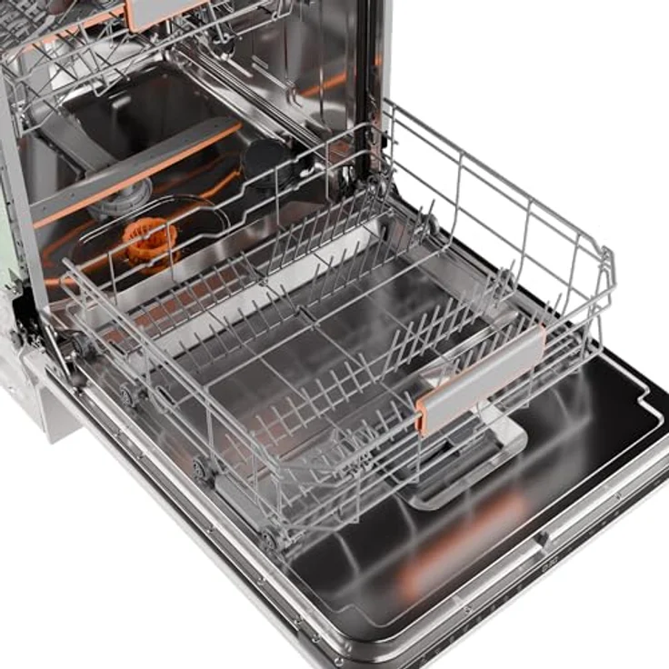 Gorenje GV663A66 Geschirrspüler, vollintegrierbar mit Nachtwäsche- & Gläserprogramm, Eco-Programm und automatischer Türöffnung, Aqua-Stop-Überlaufschutz – Bild 10