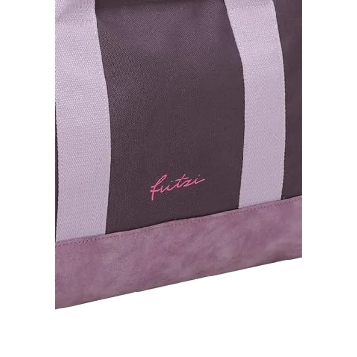 Fritzi aus Preußen Handtasche, Canvas Handtasche 40 cm, Violett, abnehmbarer Schulterriemen zum crossbody Tragen – Bild 7