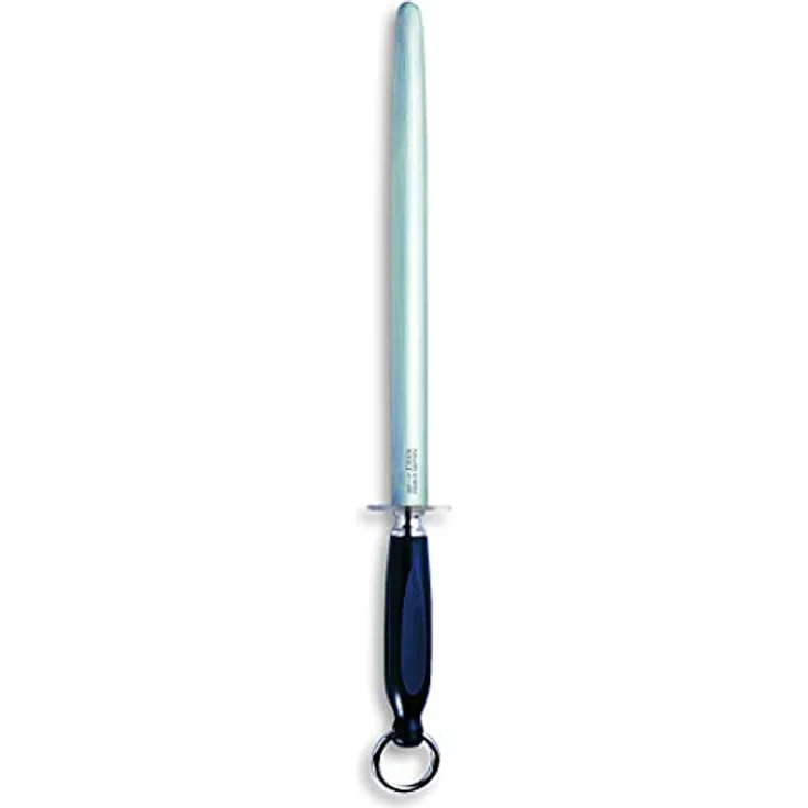 F. DICK Kochwetzstahl oval 30 cm (Griff ergonomisch, Wetzstahl, Oberflächenhärte über 65° HRC, Schleifwerkzeug für Kochmesser) 76553300