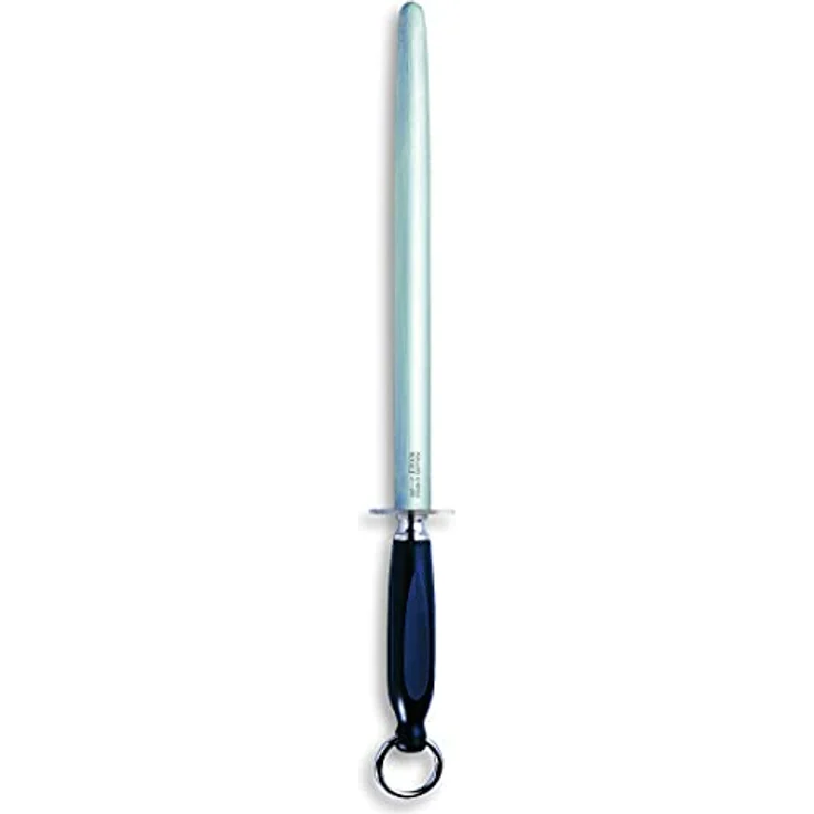 F. DICK Kochwetzstahl oval 30 cm (Griff ergonomisch, Wetzstahl, Oberflächenhärte über 65° HRC, Schleifwerkzeug für Kochmesser) 76553300
