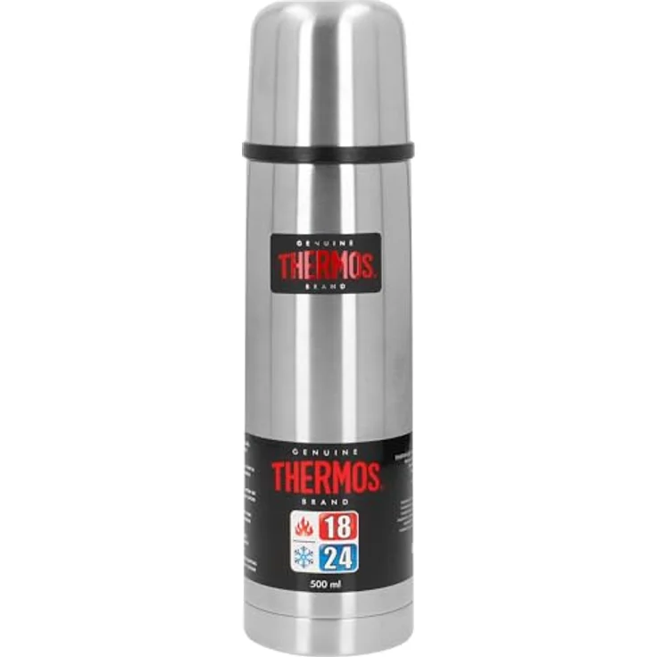 THERMOS 4019.205.050 Thermosflasche Light & Compact, Edelstahl mattiert 0,55 l, Spülmaschinenfest, 12 Stunen heiß, 24 Stunden kalt – Bild 8