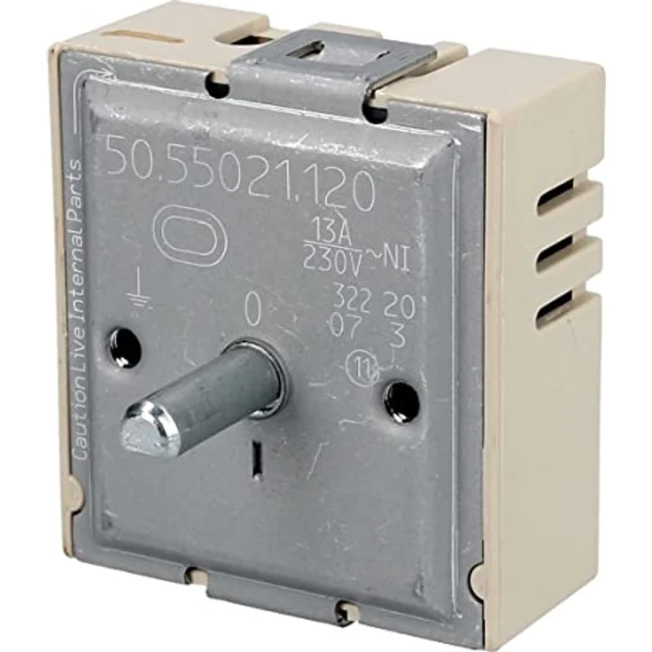 easyPART Kompatibel/Ersatz für EGO 50.55021.120 Kochplattenschalter 2kreis für Kochfeld Herd – Bild 3