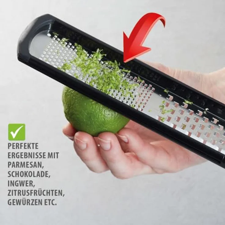 Gefu Fein- und Grobreibe schwarz, RAFINO, spülmaschinengeeignet – Bild 7