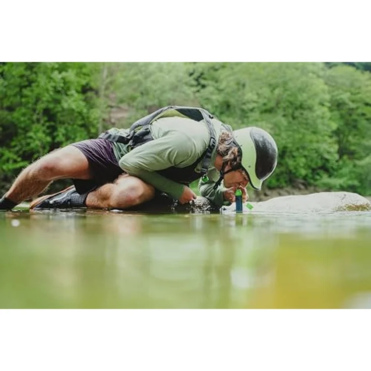 LifeStraw Peak Series Solo, Personal Wasserfilter Strohhalm mit Hohlfasermembrantechnologie, Limeade, entfernt 99,999999% Bakterien, 4000 Liter Filterlebensdauer, leicht und tragbar – Bild 7