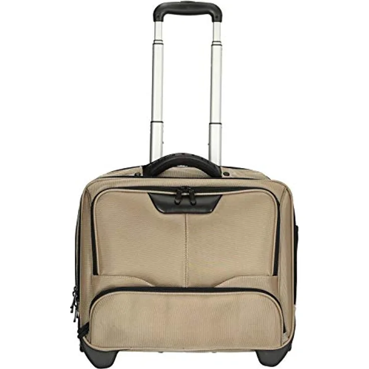 Dermata Koffer Business Trolley 44cm Braun (37 l, S)