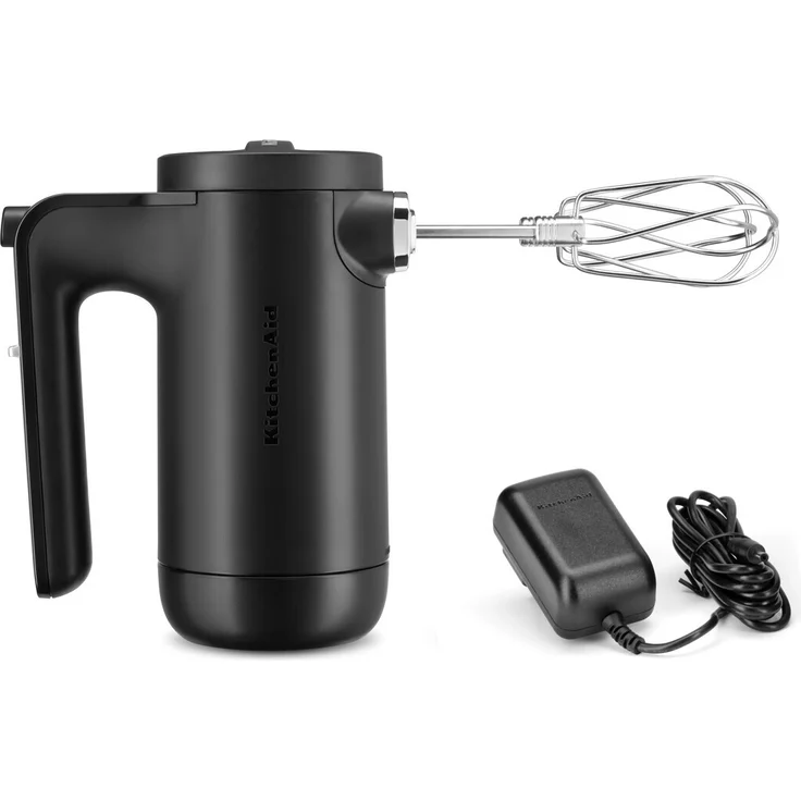 Kitchenaid 5KHMB732EBM Handmxier, 16W, Kunststoff, 7 Geschwindigkeitsstufen, kabellos, matt schwarz, Serie: 5KHMB732 – Bild 6