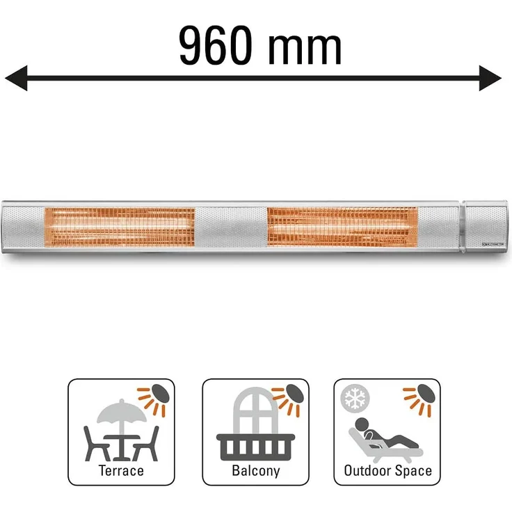 Trotec Infrarot-Heizstrahler IR 3050, Heizstrahler – Bild 2