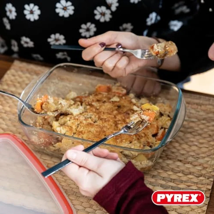 Pyrex Cook & Heat, 5-teiliges Glasbehälter Set mit Mikrowellen-Dampfventilen, BPA-frei, verschiedene Größen (0,3–2,5 l) – Bild 9