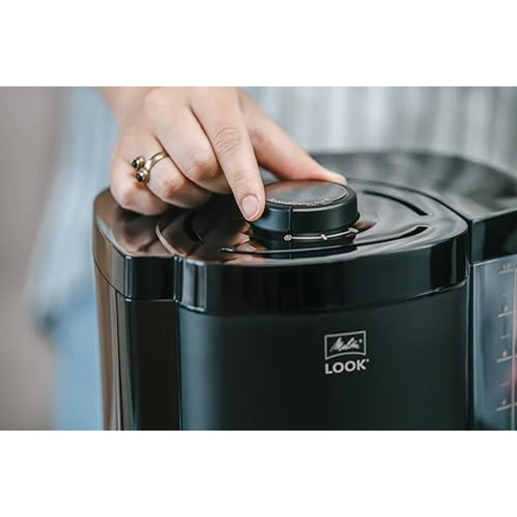 Melitta Look - Filterkaffeemaschine mit Thermkanne und Entkalkungsprogramm, schwarz – Bild 2