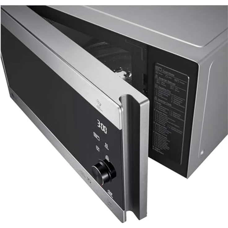 LG MH6565CPS Mikrowelle mit Grill, Standgerät, 25 Liter Garraum, 1000 Watt, silber – Bild 4