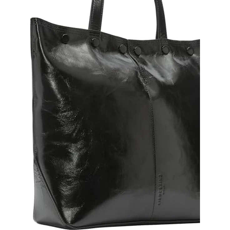 Liebeskind Rive Shopper Tasche, 40 cm, 100% Leder, schwarz – Bild 4