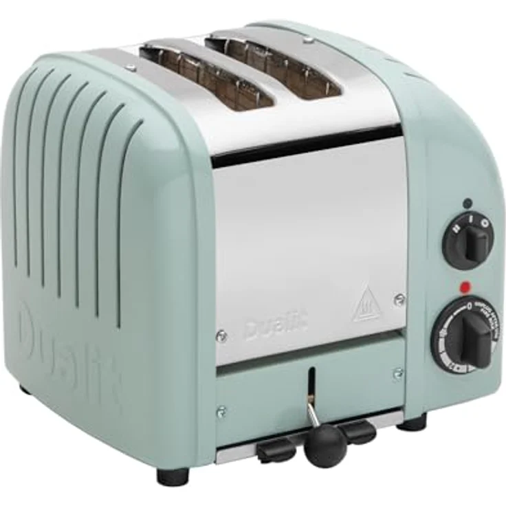 Dualit Classic 2er-Toaster (Eukalyptus) - Zeitloses Design, ProHeat-System, extra breite Schlitze – Bild 1