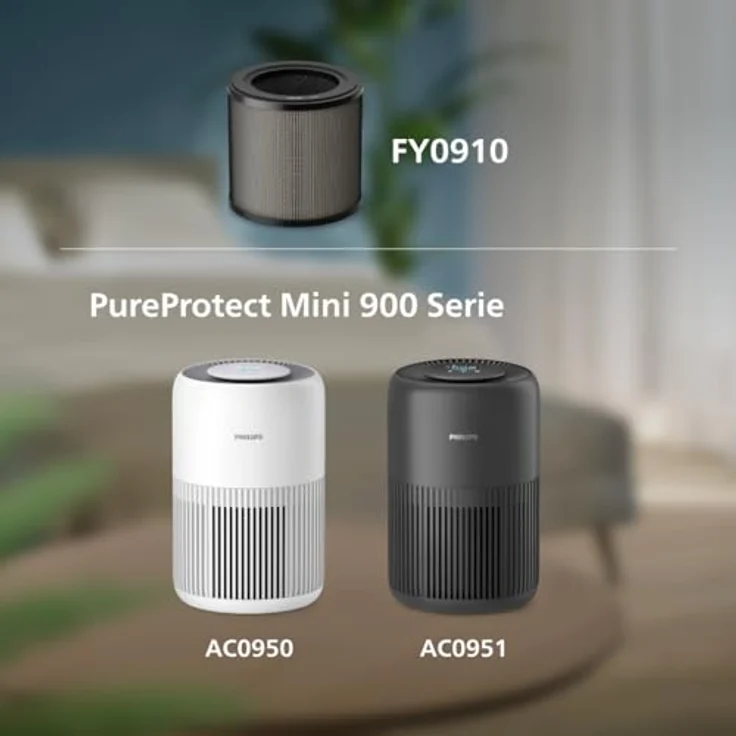 Philips PureProtect Mini 900 Series Luftreinigerfilter HEPA/Kohle 99,97% Box – Bild 2
