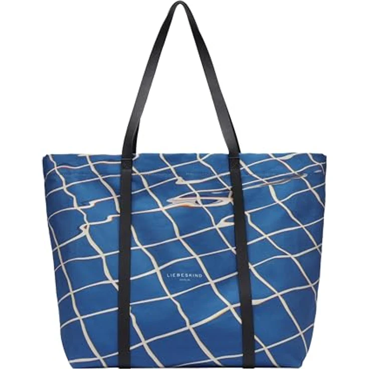 Liebeskind Berlin Shopper Aurora AURORA POOL PRINT, Einkaufstasche mit Logoprägung, Textil, pool Farbe, 39x36x18 cm - Preisvergleich – Bild 2