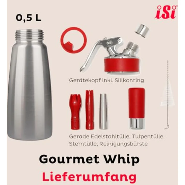 iSi Gourmet Whip Sahnespender, 0.50 Liter – Bild 2