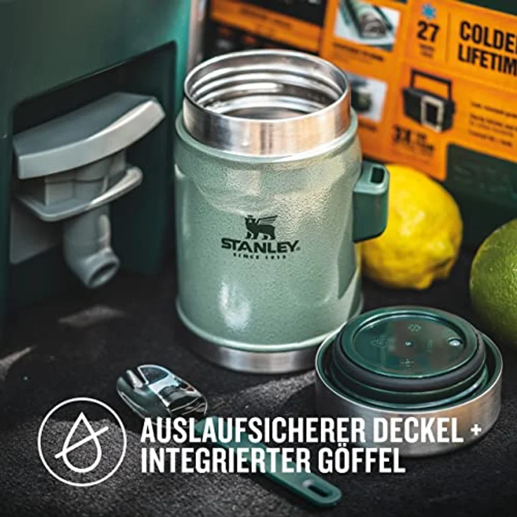 Stanley CLASSIC FOOD JAR + SPORK, Edelstahl, 0,4L, grün – Bild 5