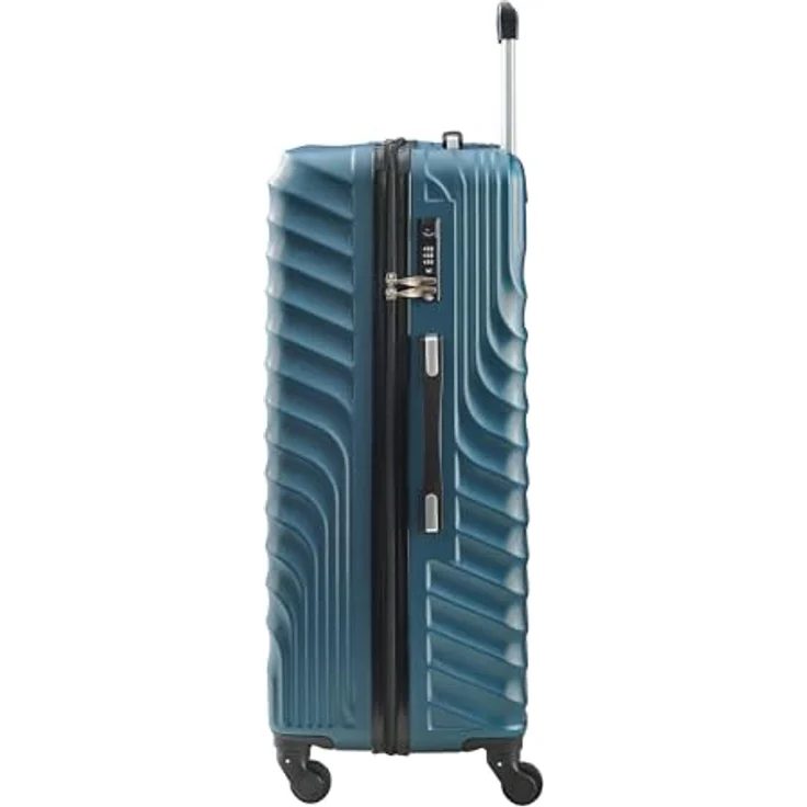 pro.tec Pona Koffer Set 3-teilig, ABS Hartschalenkoffer mit 4 Rollen, TSA Zahlenschloss, inkl. Kofferwaage und Gepäckanhänger, blau – Bild 5