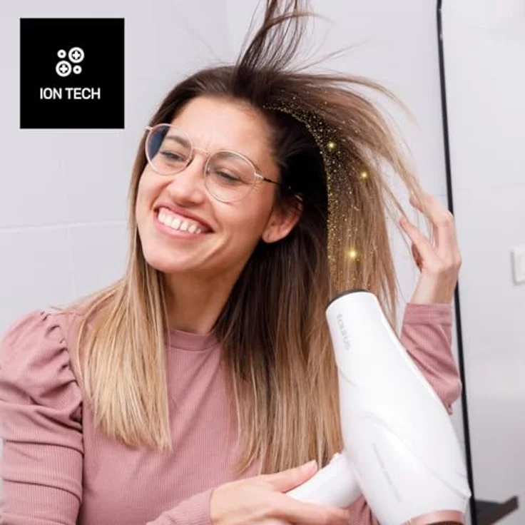 Taurus Fashion Ionic Haartrockner, 2600 W mit professionellem AC-Motor, Ionen-Technologie, 3 Temperaturstufen und 2 Geschwindigkeitsstufen, inklusive Konzentrator und 2 Diffusoren – Bild 3