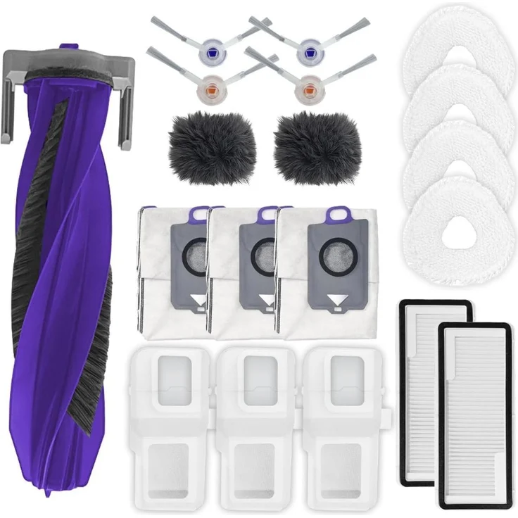 INF Ersatzteil-Set für Narwal Freo Z Ultra, umfassende Reinigungslösung mit HEPA-Filtern und Mopptüchern, Multicolor