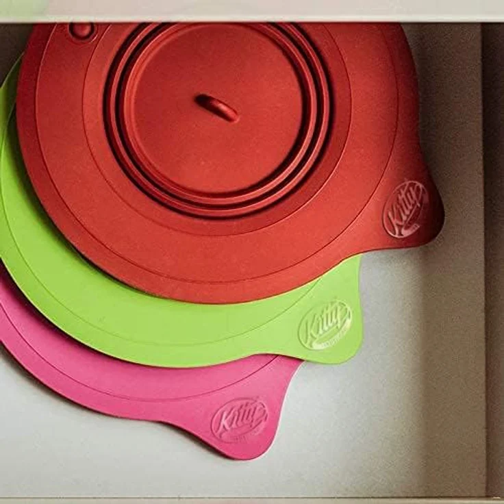 Kitty Professional Silikon Frischhaltedeckel Überzieher, spülmaschinenfest | Kompatibel mit Kitchen Aid mit Airlock-Ventil für 3l 4,3l 4,8l Rührschüsseln (aquamarin) – Bild 5