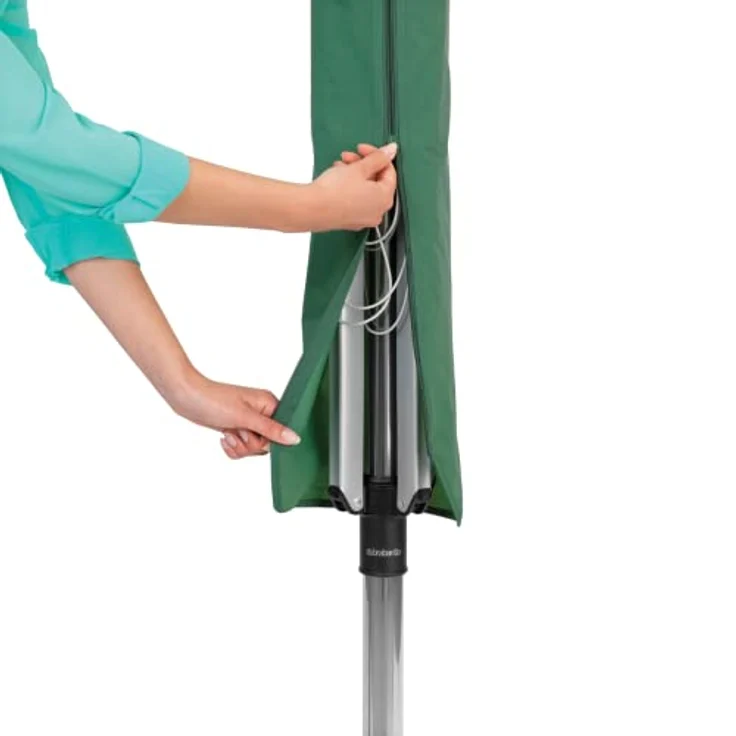 Wäschespinne Lift-O-Matic 50 M - 45 mm Rohr mit Metall-Bodenanker und Schutzhülle – Bild 5