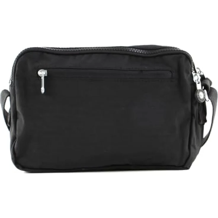 Kipling Basic Abanu M Umhängetasche 24 cm, robuste Schultertasche mit verstellbarem Schultergurt, Schwarz – Bild 4