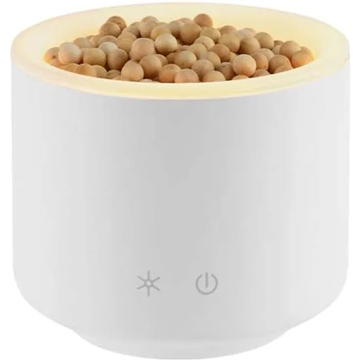 Baldini AromaStream Wood Mini, Luftbefeuchter und Duftspender in modernem Weiß