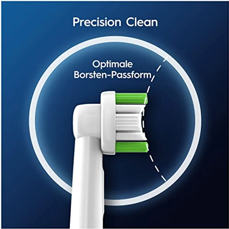 Oral-B Pro Precision Clean Aufsteckbürsten für elektrische Zahnbürste, 8 Stück, Zahnreinigung mit innovativen X-förmigen Borsten, Original Oral-B Zahnbürstenaufsatz, Designed in Germany – Bild 5