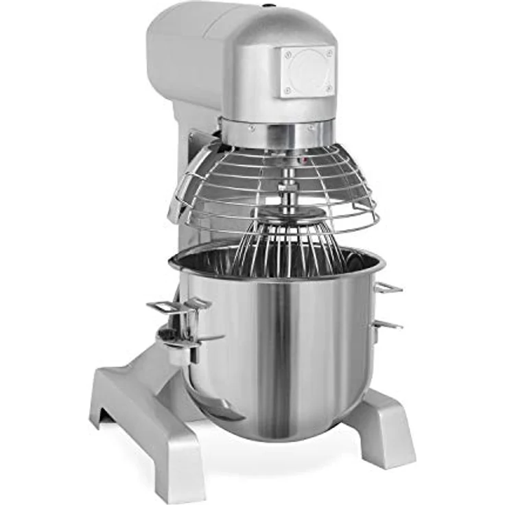 VERTES FD1-TKM-20, Professionelle Teigknetmaschine mit 20L Edelstahl-Rührschüssel, 1100 Watt, Planetenrührwerk, 3 Geschwindigkeitsstufen – Bild 6