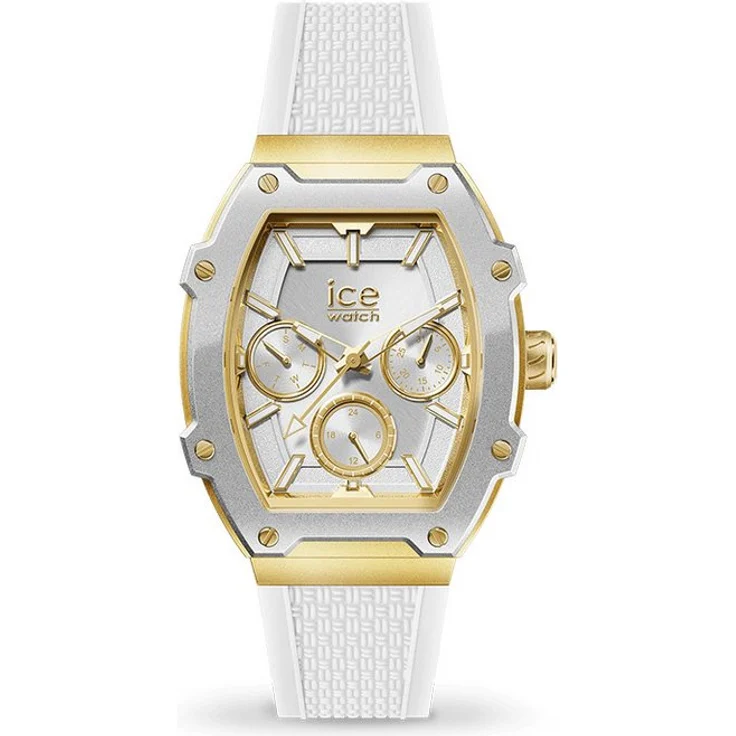 Ice-Watch Quarzuhr Ice Boliday White Gold Steel (M), Luxuriöse vergoldete Akzente, 5 ATM wasserdicht – Bild 1