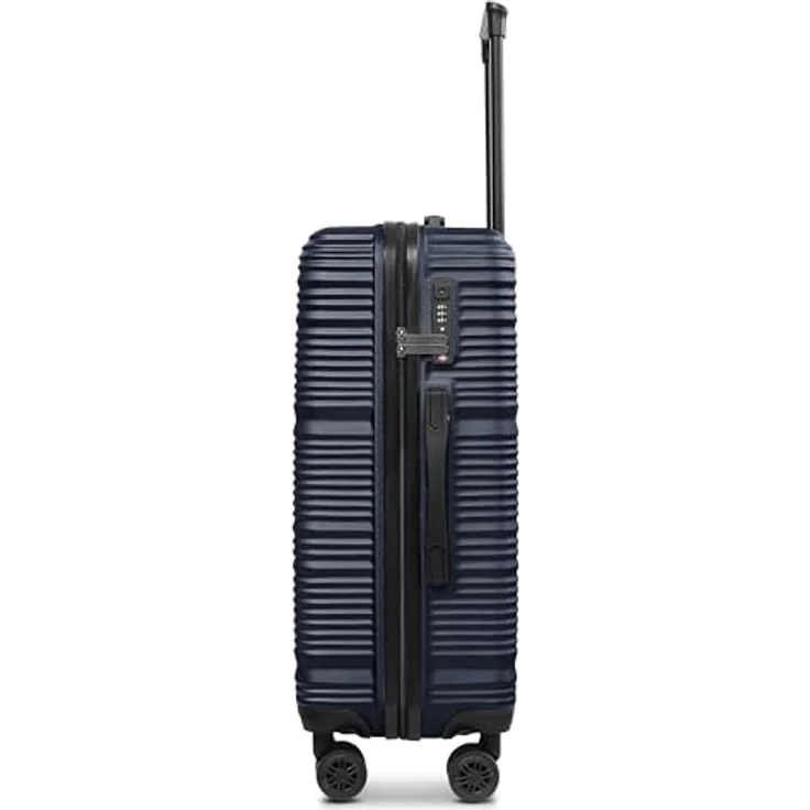 Redolz Koffer Essentials 16 3-SET 4 Rollen Kofferset 3-teilig, Blau (XL) - Stylische Reisebegleiter mit bruchsicherer Hartschale, intelligentem Innenleben und geräuscharmen Rollen – Bild 3